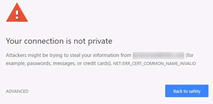 How to Solve Google Chrome’s Privacy Error Message